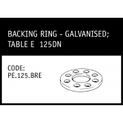 Marley Friatec Backing Ring Galvanised Table E 125DN - PE.125.BRE